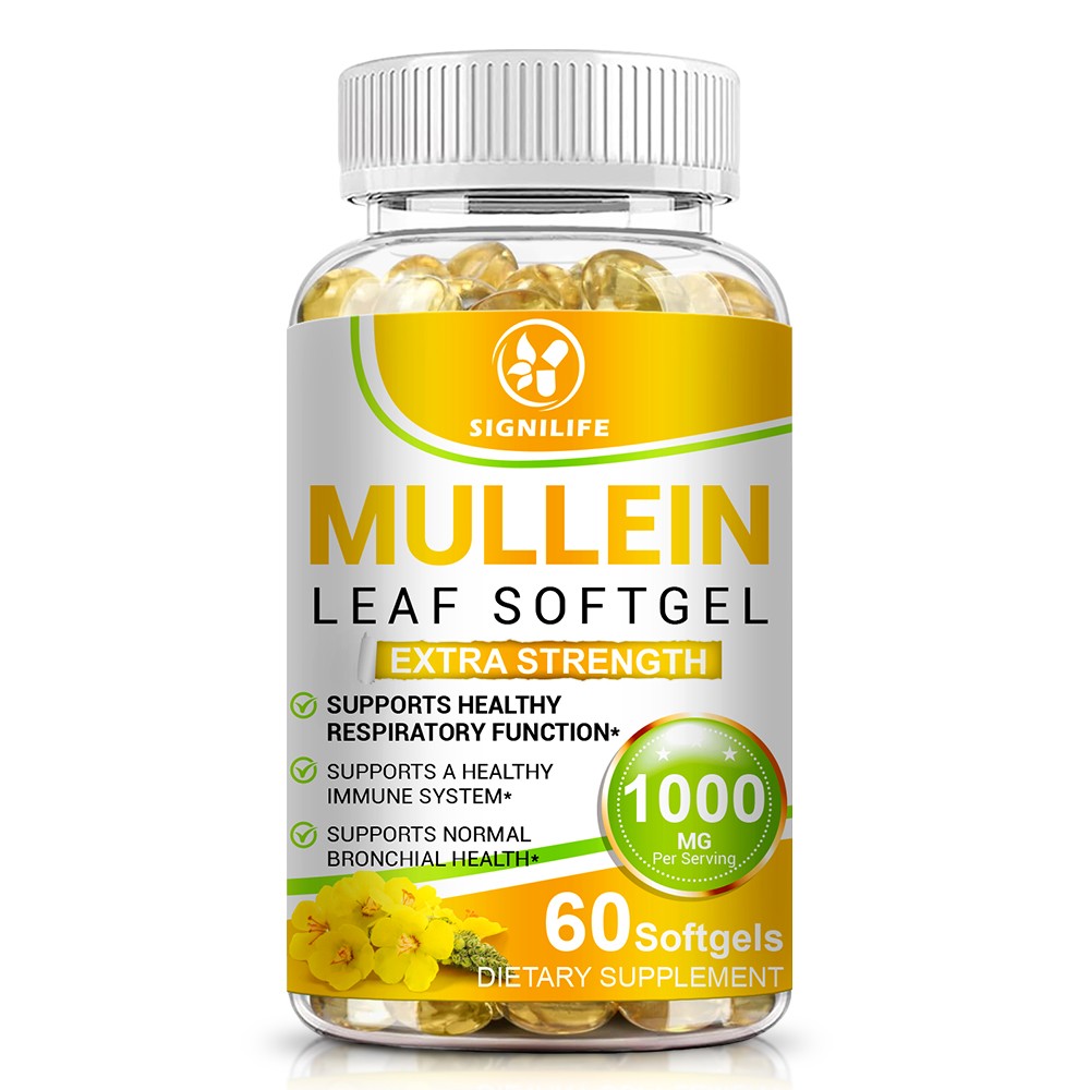 Mullein Leaf Capsules – Lung Cleanse & Cough Relief, Respiratory Health, Detox