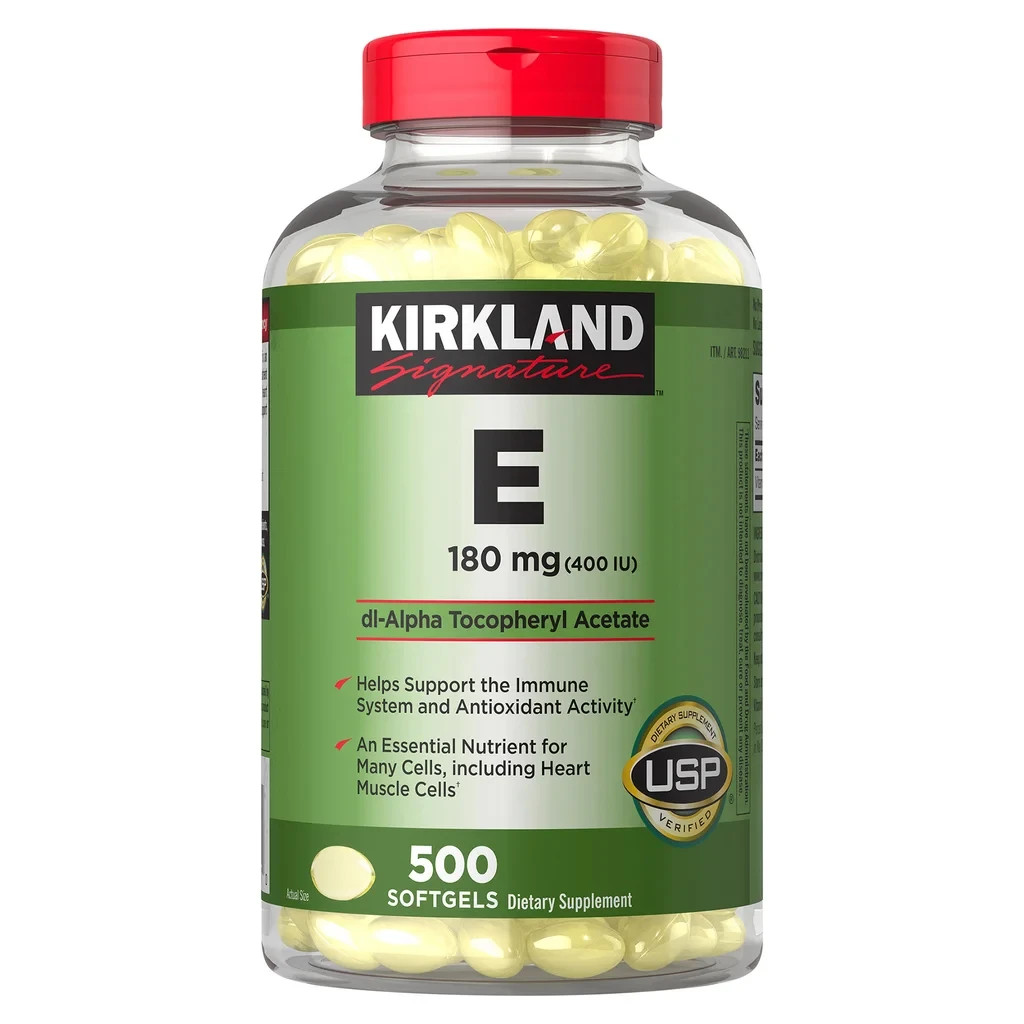 Kirkland Signature Vitamin E 180 mg., 500 Softgels Exp 05/2029