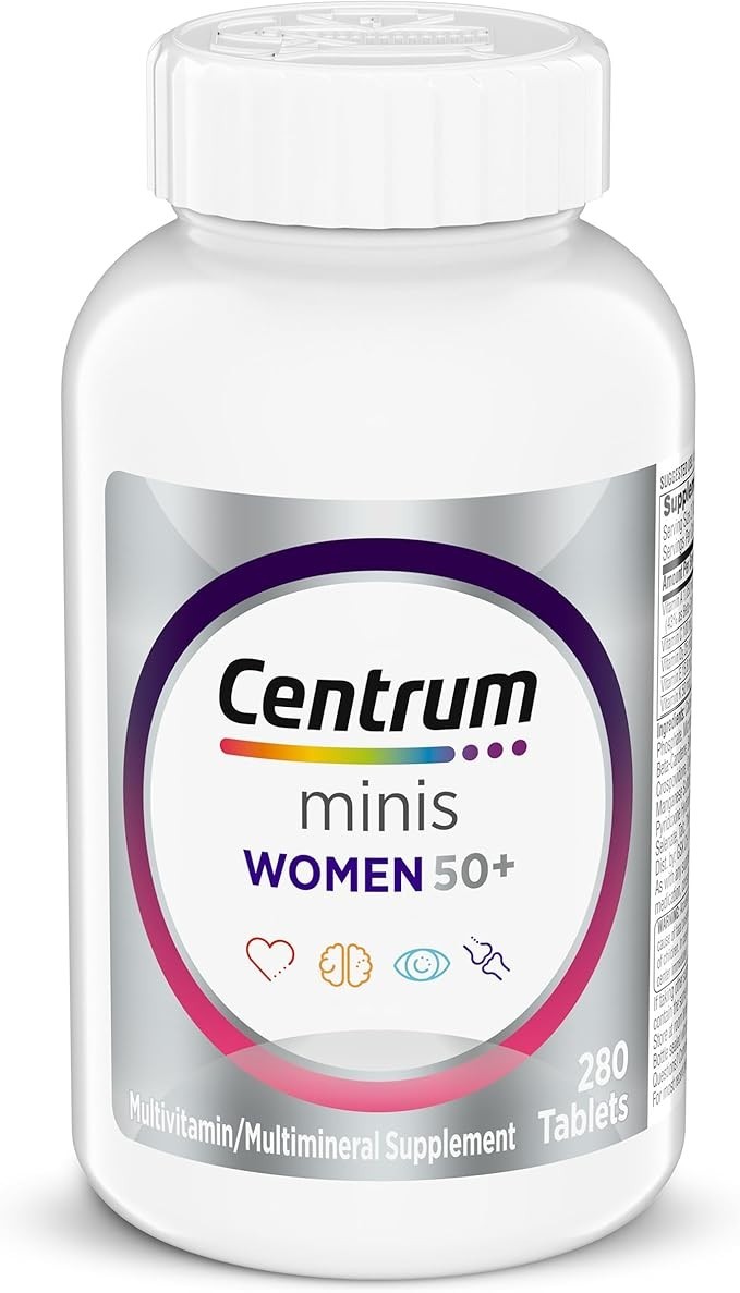 Centrum Minis Silver Women’s Multivitamin for Women 50 Plus, Multimineral Supple