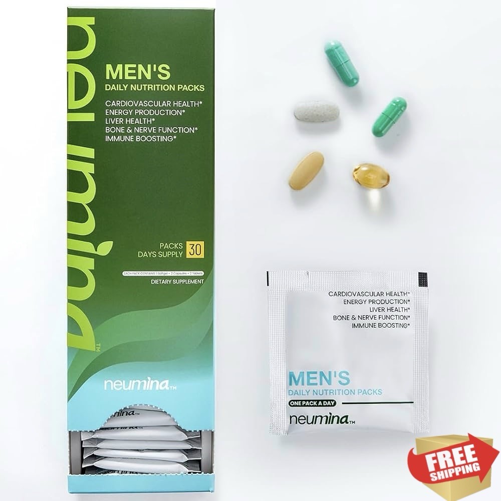 Men’s All-in-One Vitamin Packs for Liver, Energy, Bone & Stress Support – 30ct