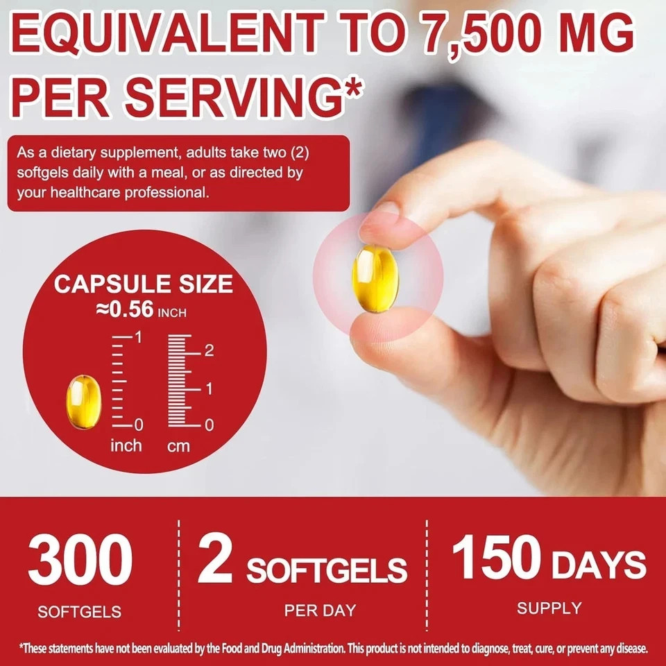 2 PACK Elare Aged Garlic Extract, 300 Softgels, 7500mg Odorless | Heart & Immune