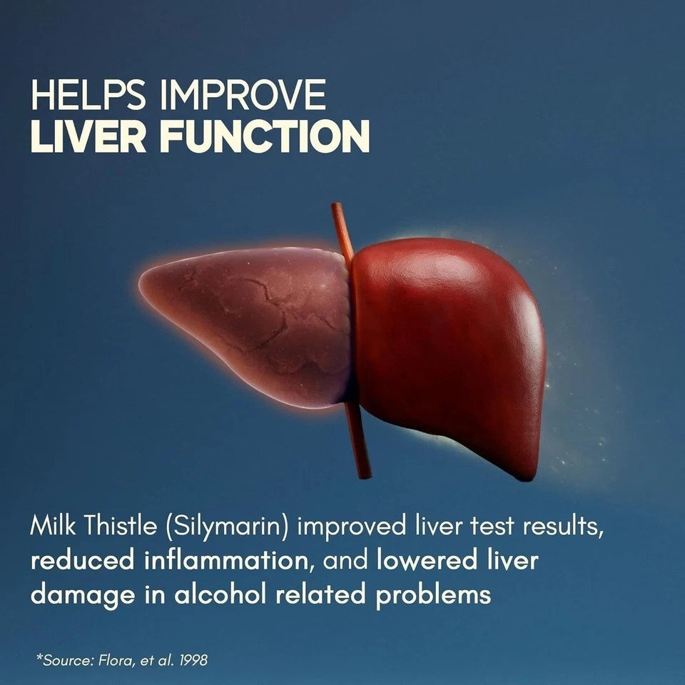 Liver Detox Supplement | Milk Thistle with 80% Silymarin | With 9-Ingredient u11