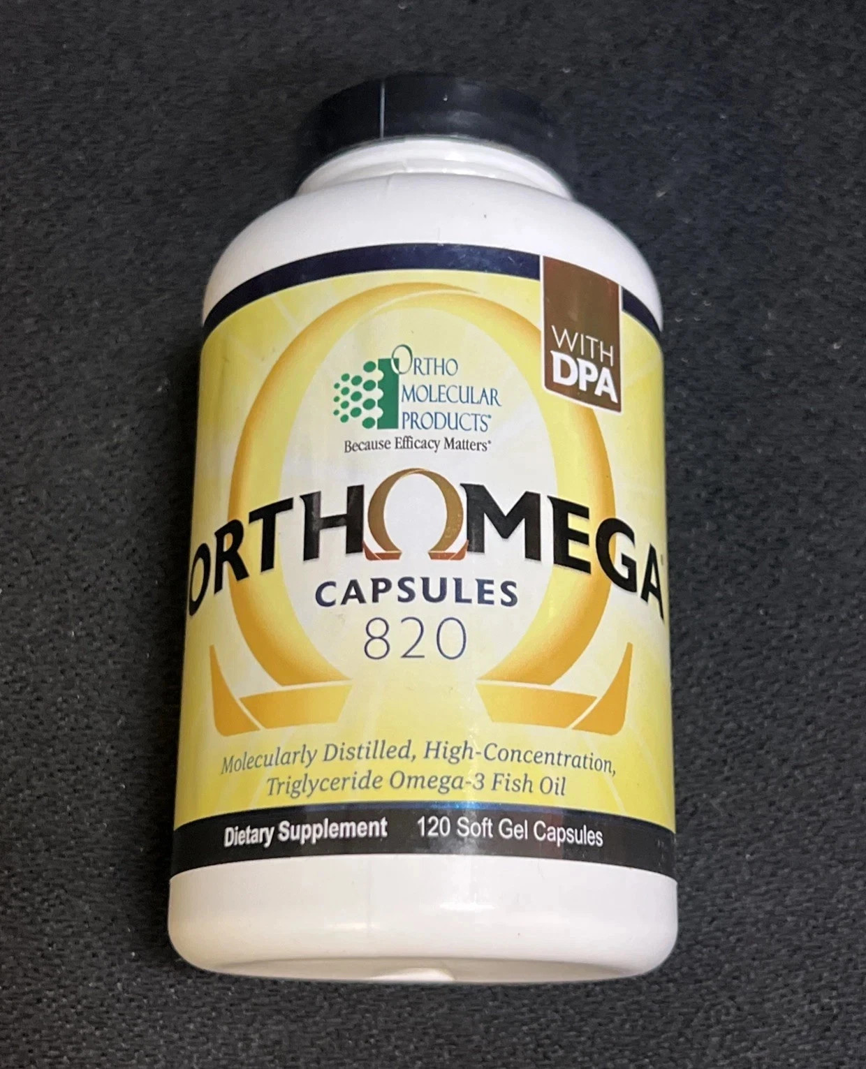 Ortho Molecular Products Orthomega Softgels – 120 Count