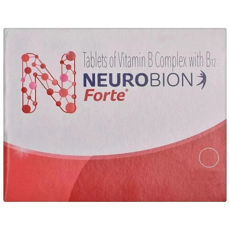 Neurobion Forte 30 Tabs | B1 B6 B12 B-Complex Supplement | Pack of 5