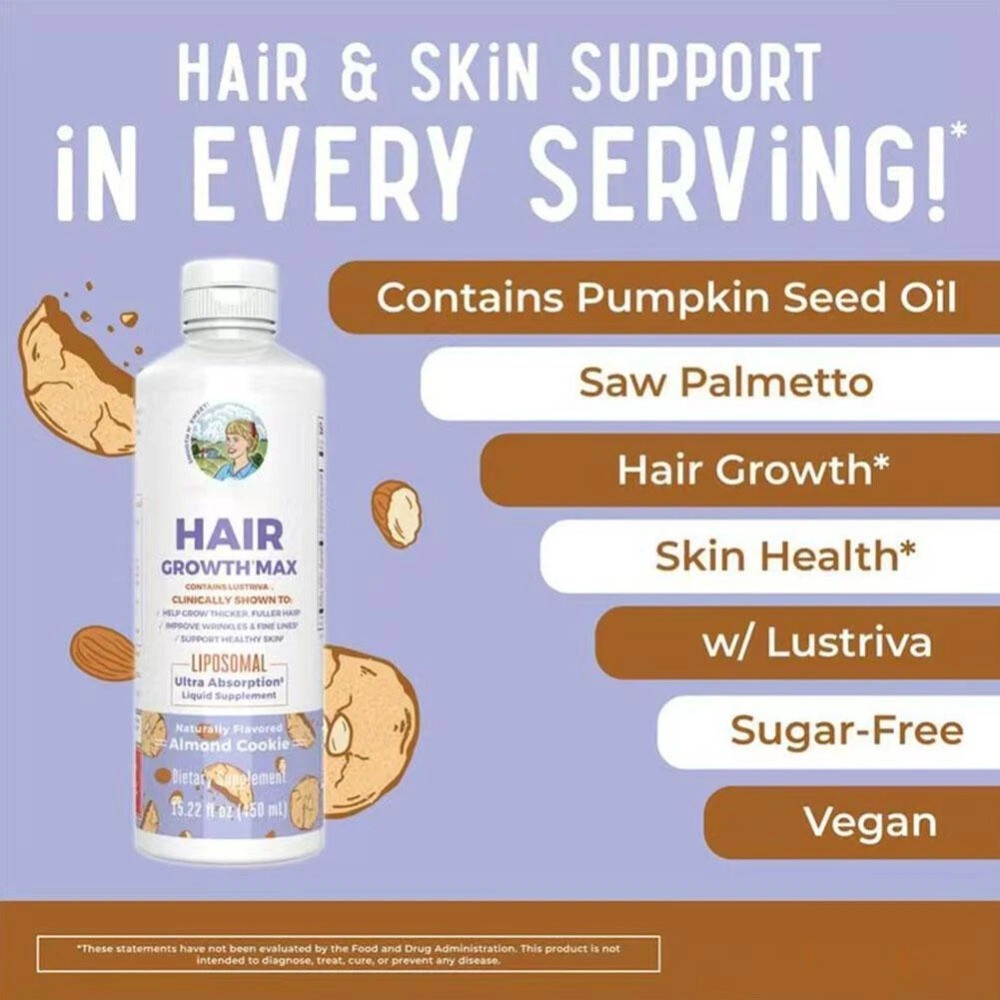 Mary Ruth’s Women’s Scalp Growth MAX Lipsomal With Lustriva (15.22 Fl Oz)NEW