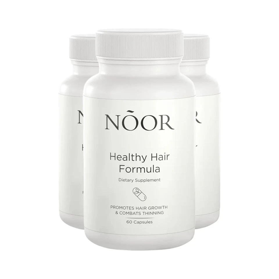 3-Pack NOOR Healthy Hair Formula – NOOR Hair Growth Support Capsules