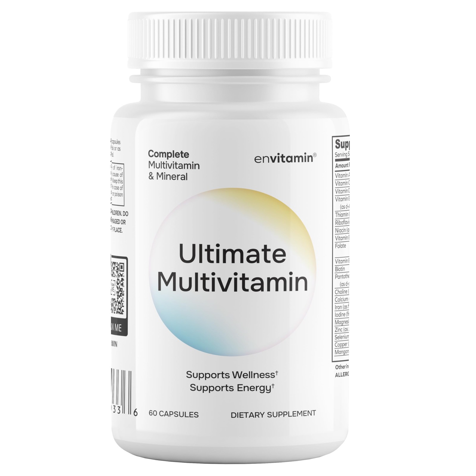 Ultimate Multivitamin with 42 Superfoods, 60 Count – Daily Nutritional Support