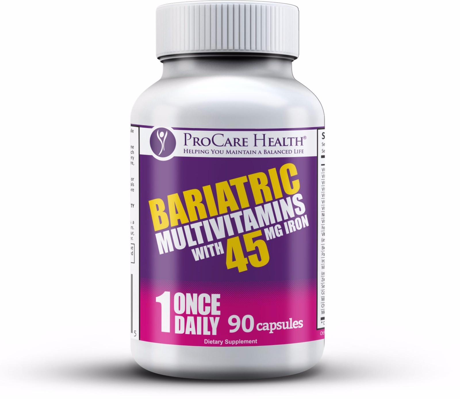 Bariatric Multivitamin | Capsule | 45mg | 90 Count