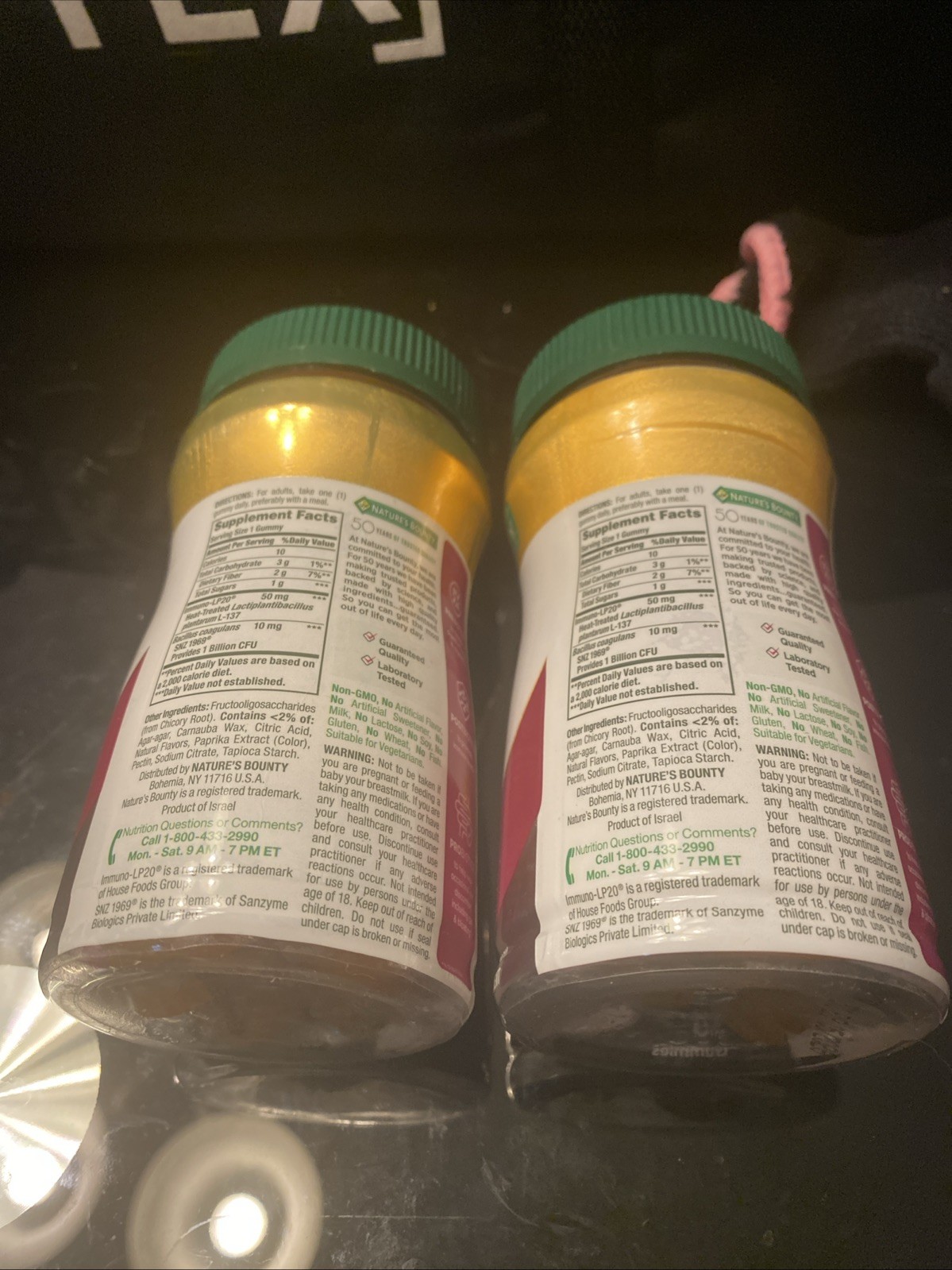 Nature’s Bounty Probiotic 60 Gummies | Tropical Mango | Exp 06/2026 | 30 each