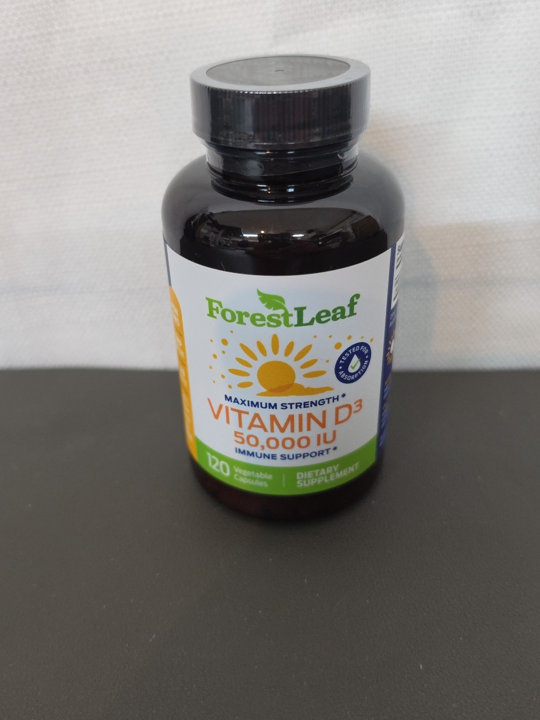 Vitamin D3 50000 IU – Bone Health and Immune Support – Small Easy to Swallow Cap