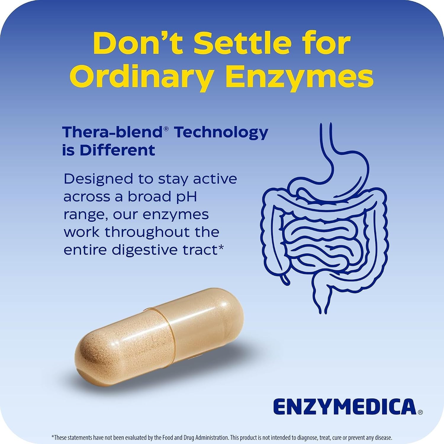 Enzymedica Digest Basic – Digestive Support Supplement – 90 Capsules – Lot of 2