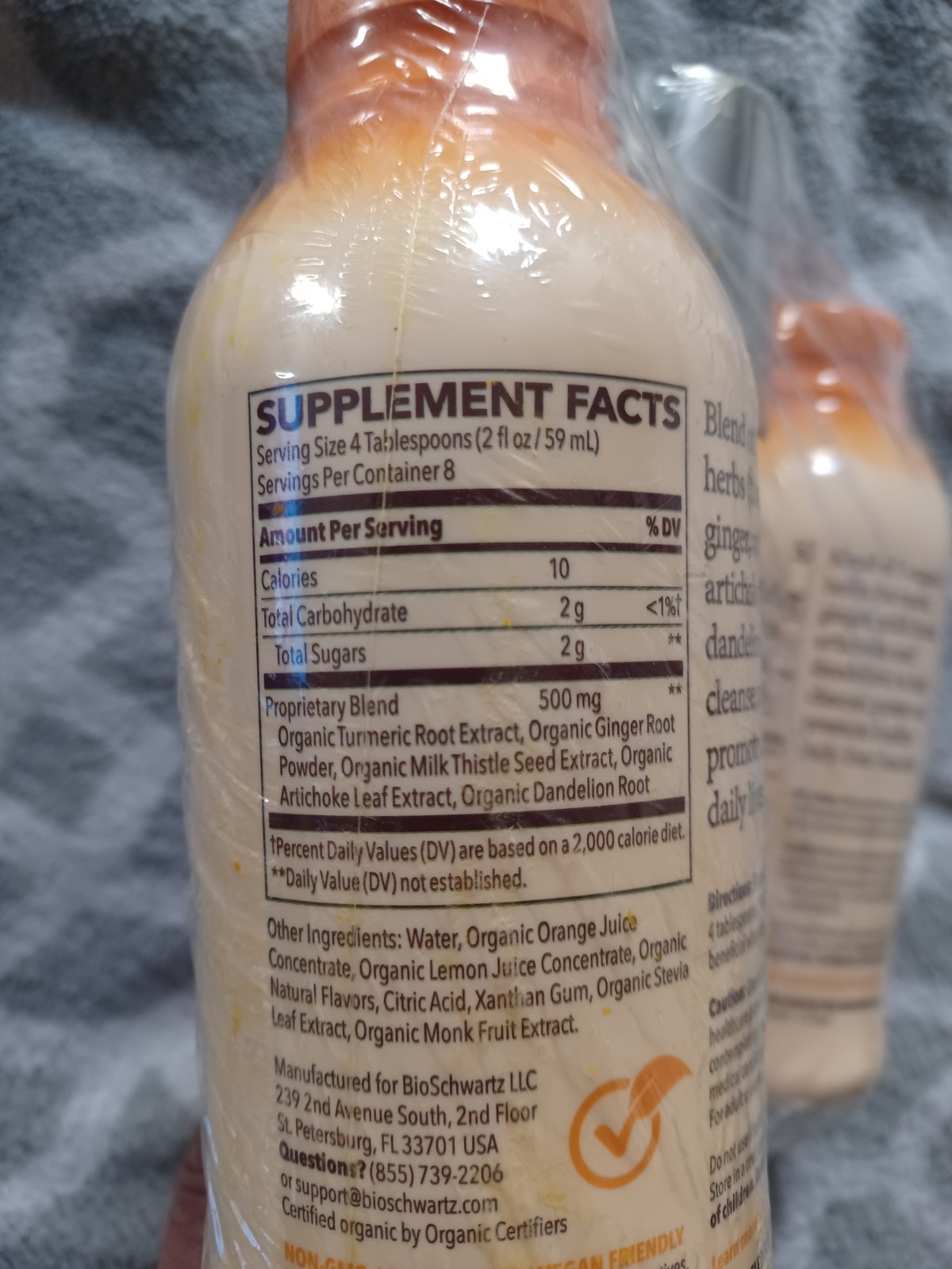 BioSchwartz Organic Liver Health Support Liquid Cleanse – 3 Pk (16oz Each) 10/27