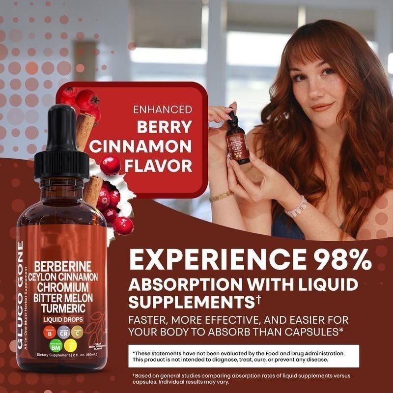 2 Bottles Clean Nutra Berberine with Ceylon Cinnamon Supplement Liquid Drops NEW