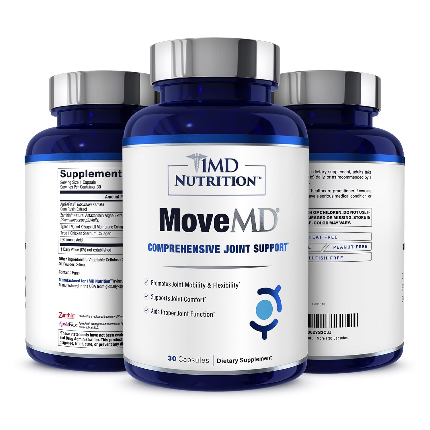 Joint Health Supplement for Discomfort Relief – Collagen Pills with Hyaluronic
