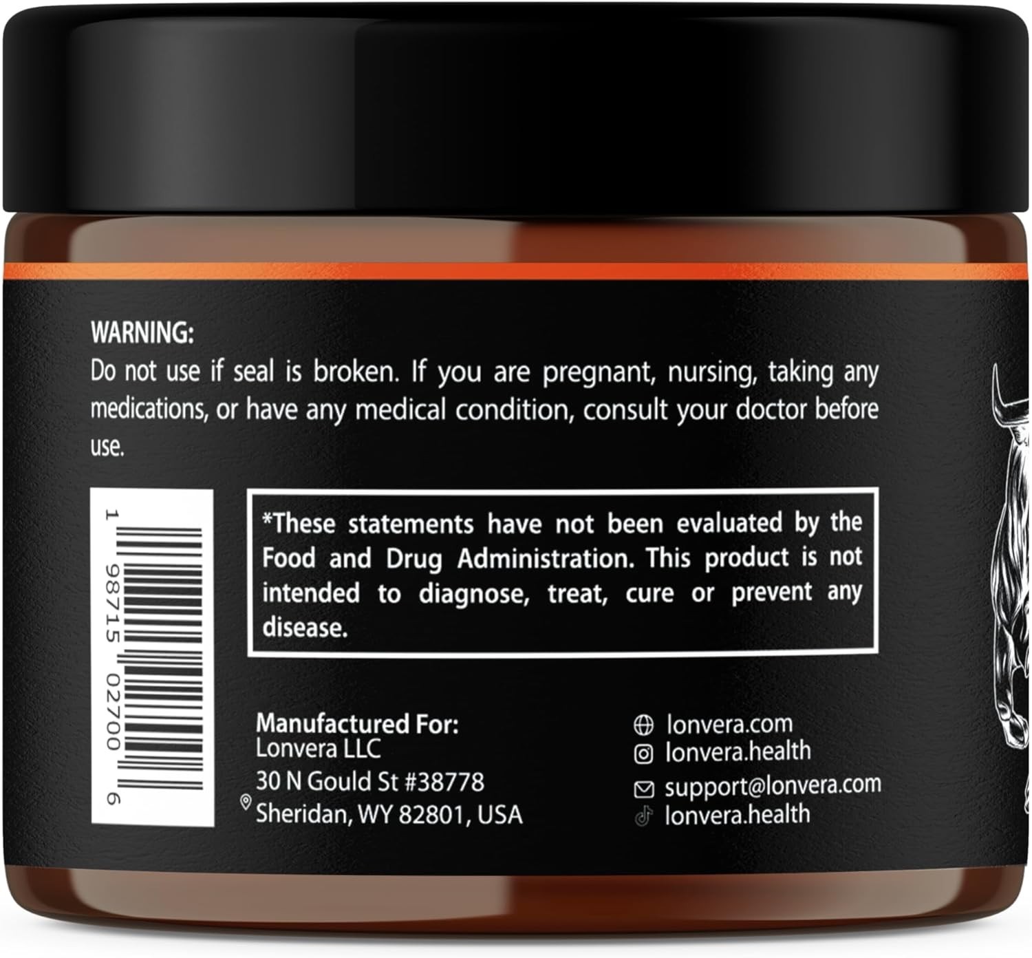 Lonvera Vital Bull Beef Organ Supplement for Men – Grass Fed Organs (BRANDED)