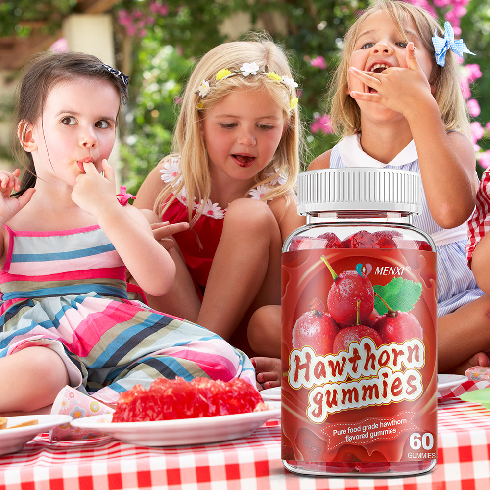 Hawthorn Gummies for Kids & Adults – Appetite Booster 100% Natural 60 Gummies