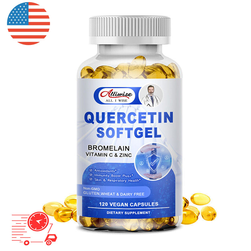 Quercetin Soft Gel Antioxidants Immune Enhancement Skin & Respiratory Health