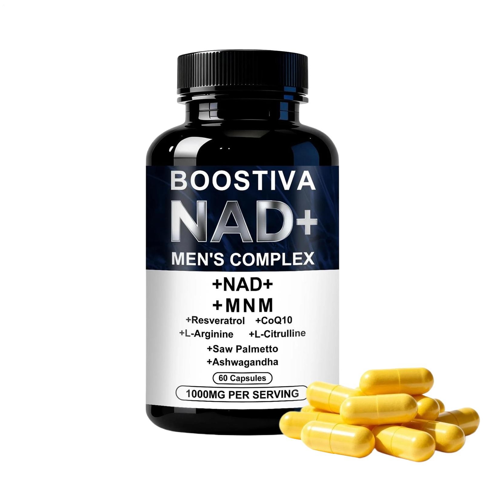 Boostiva Supplements For Men With MNM, Resveratrol, Coq10, L-Citrulline