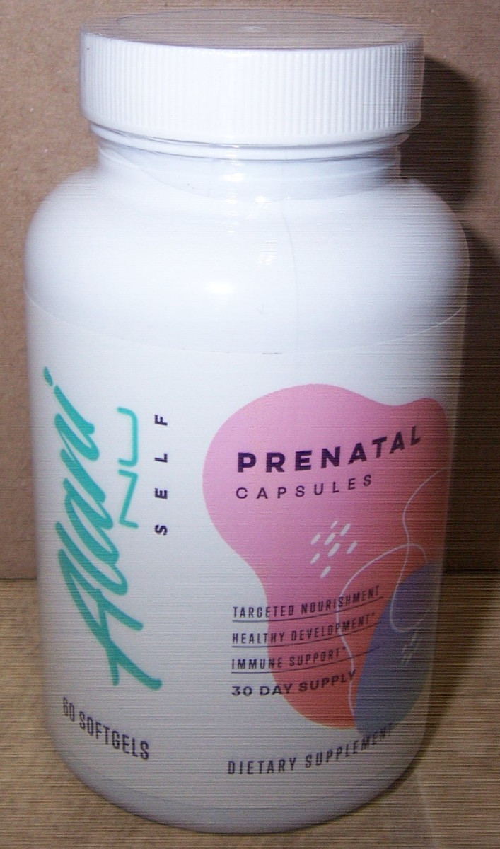 NEW/SEALED Alani Nu Self Prenatal 60 Softgel Capsules (30 Day Supply) EXP 7/26