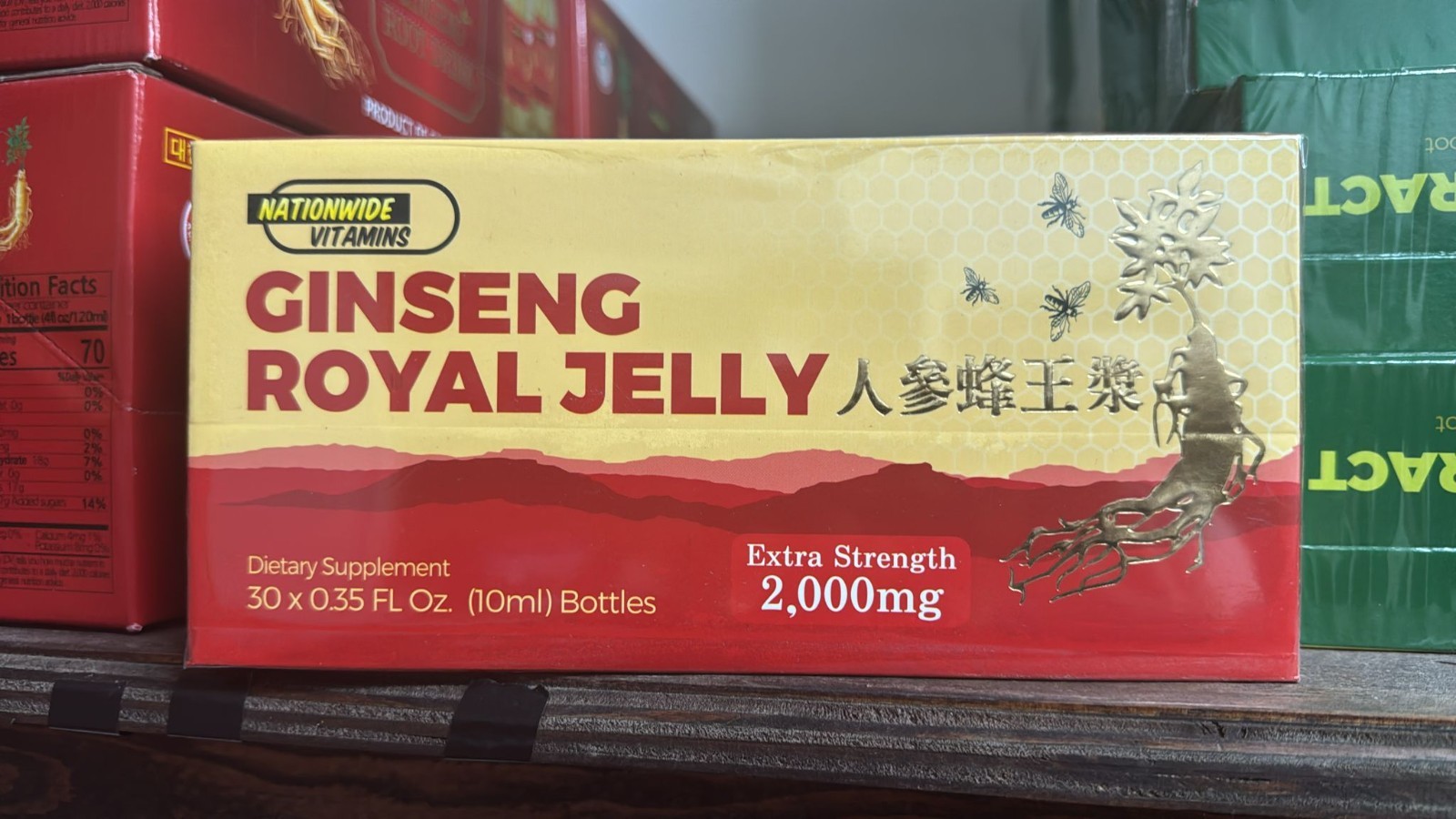 Ginseng Royal Jelly Extract Extra Strength Energy 2000mg – 0.35 fl oz – 30 Pk