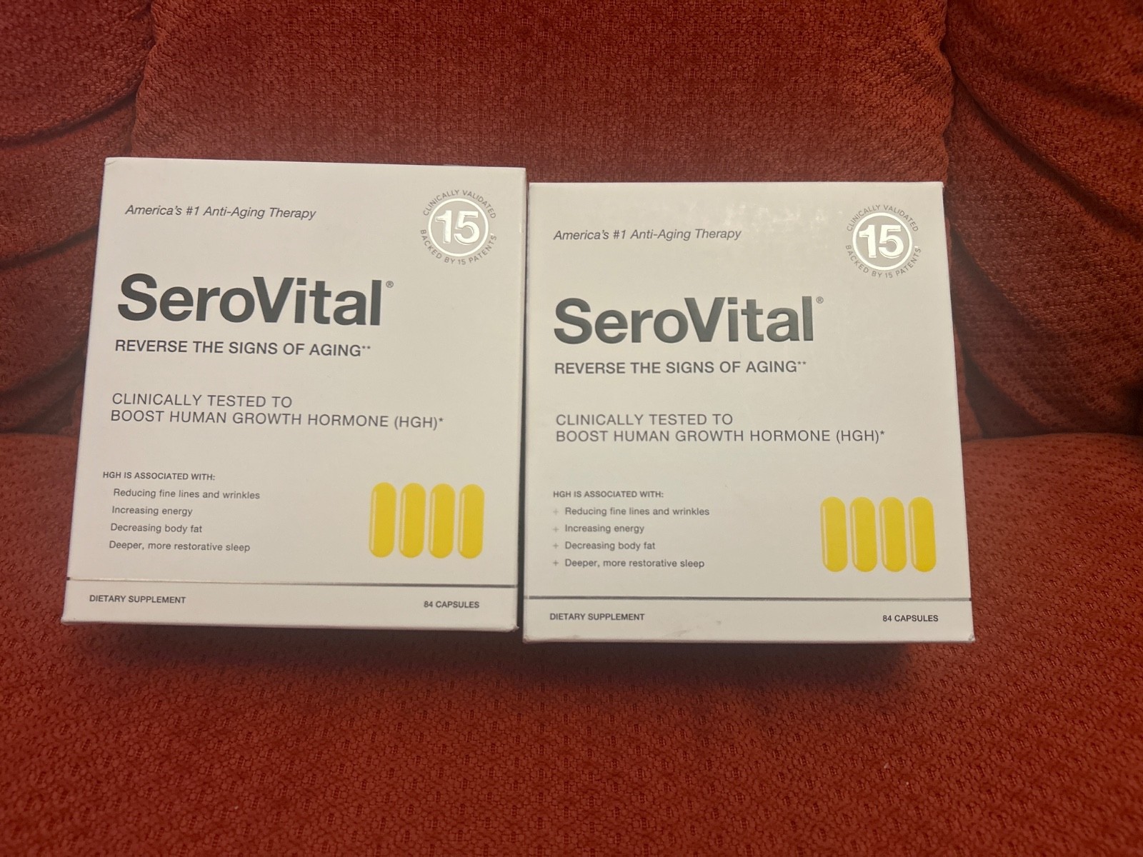 2x SeroVital Vitamin Capsules Reverse The Signs Of Aging 168 Cap. Exp 10/2028