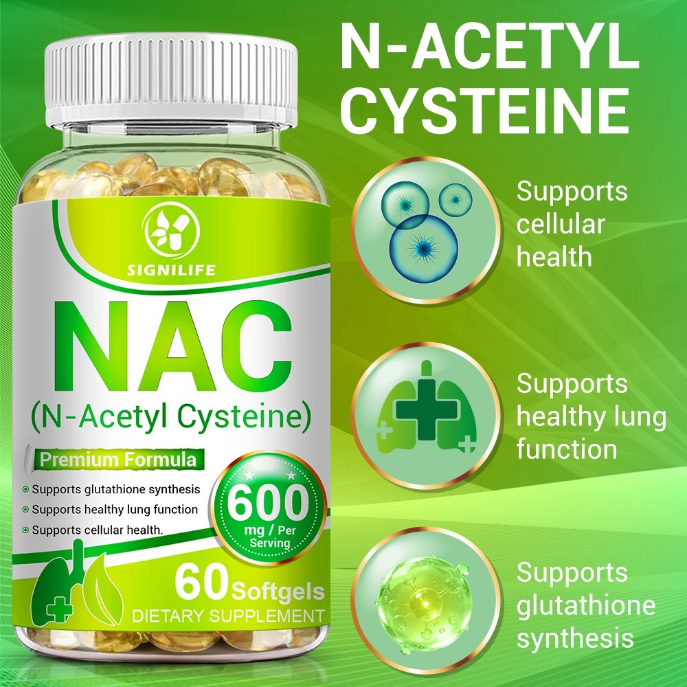 N-Acetyl L-Cysteine (NAC) 600mg – Antioxidant & Lung Support Liver Health