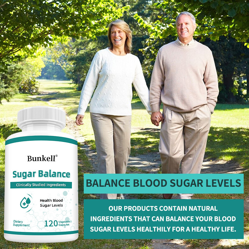 Sugar Balance Supplement Blood Sugar Support Glucose Metabolism Natural Capsules