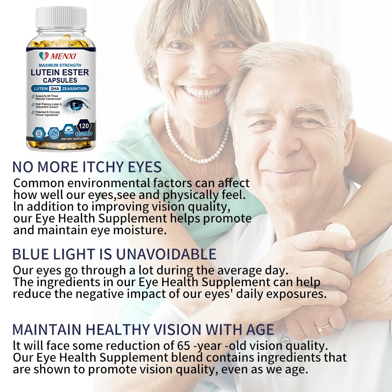 Eye Health Supplement, Lutein and Zeaxanthin, Vision Health, Eye Strain Support
