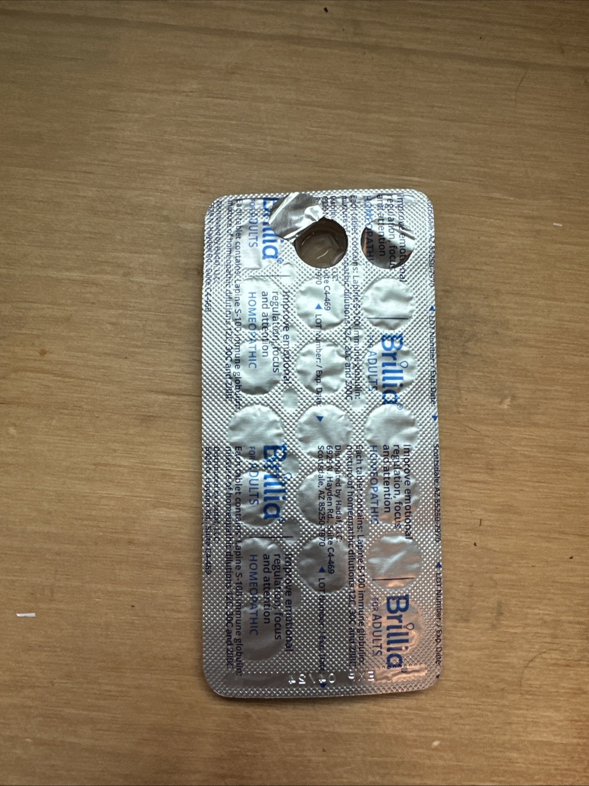 brillia tablets adult