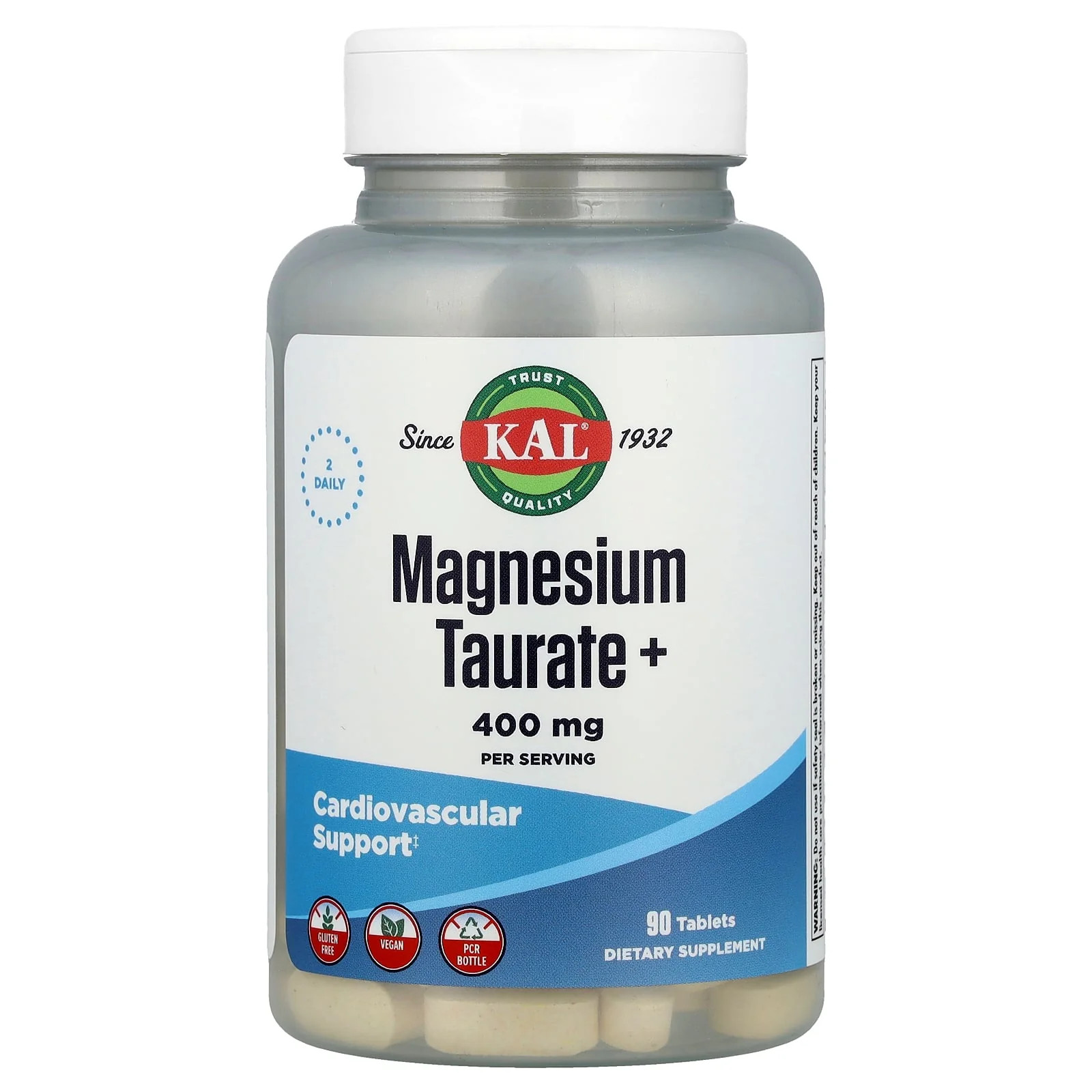 2 X KAL, Magnesium Taurate+, 90 Tablets