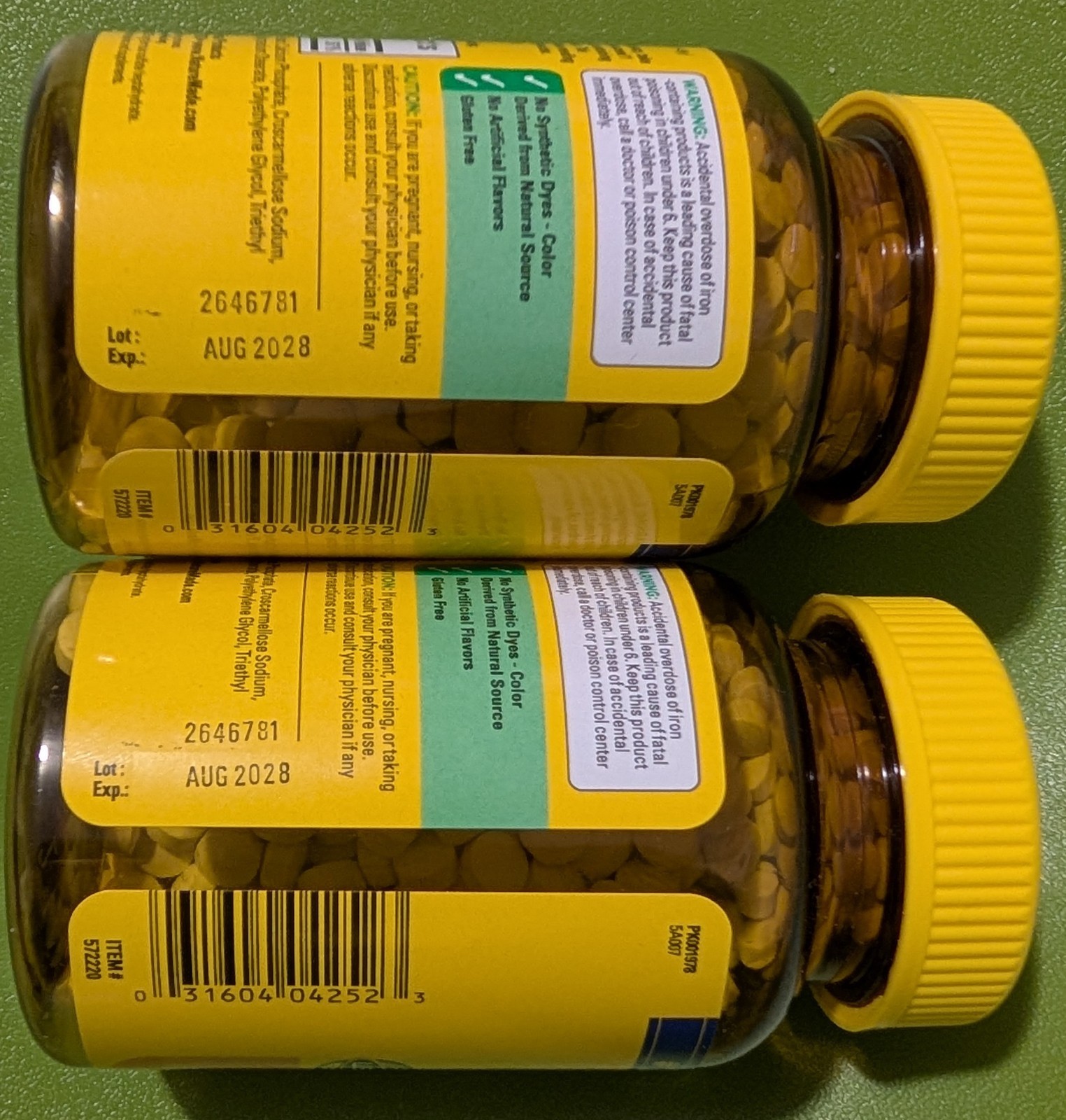 (2) Nature Made Iron 65 mg | 365 Tablets | USP Verified | New | Exp Feb. 2029