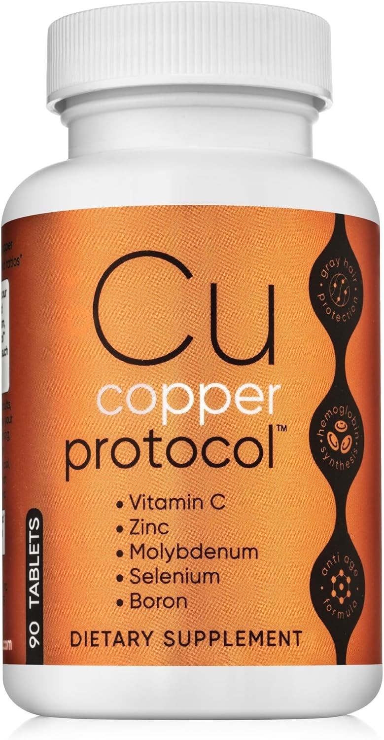 Copper Protocol Copper Supplements for Women and Men 90 Capsules Boosts Energ…