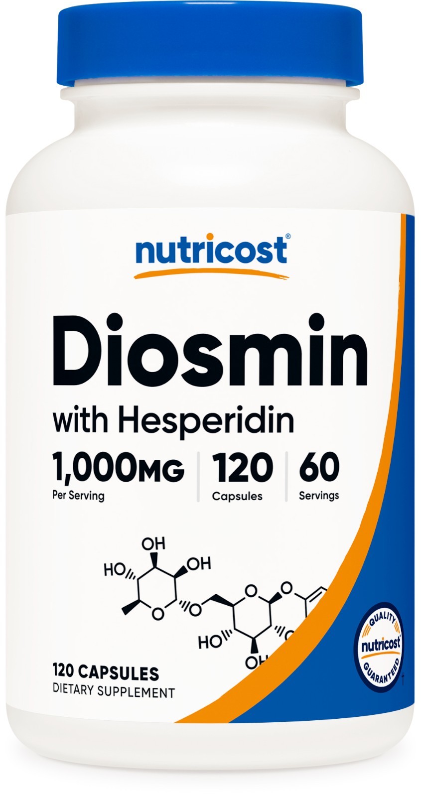 Nutricost Diosmin With Hesperidin (1000mg) 120 Capsules – Diosmin Complex, Vegan