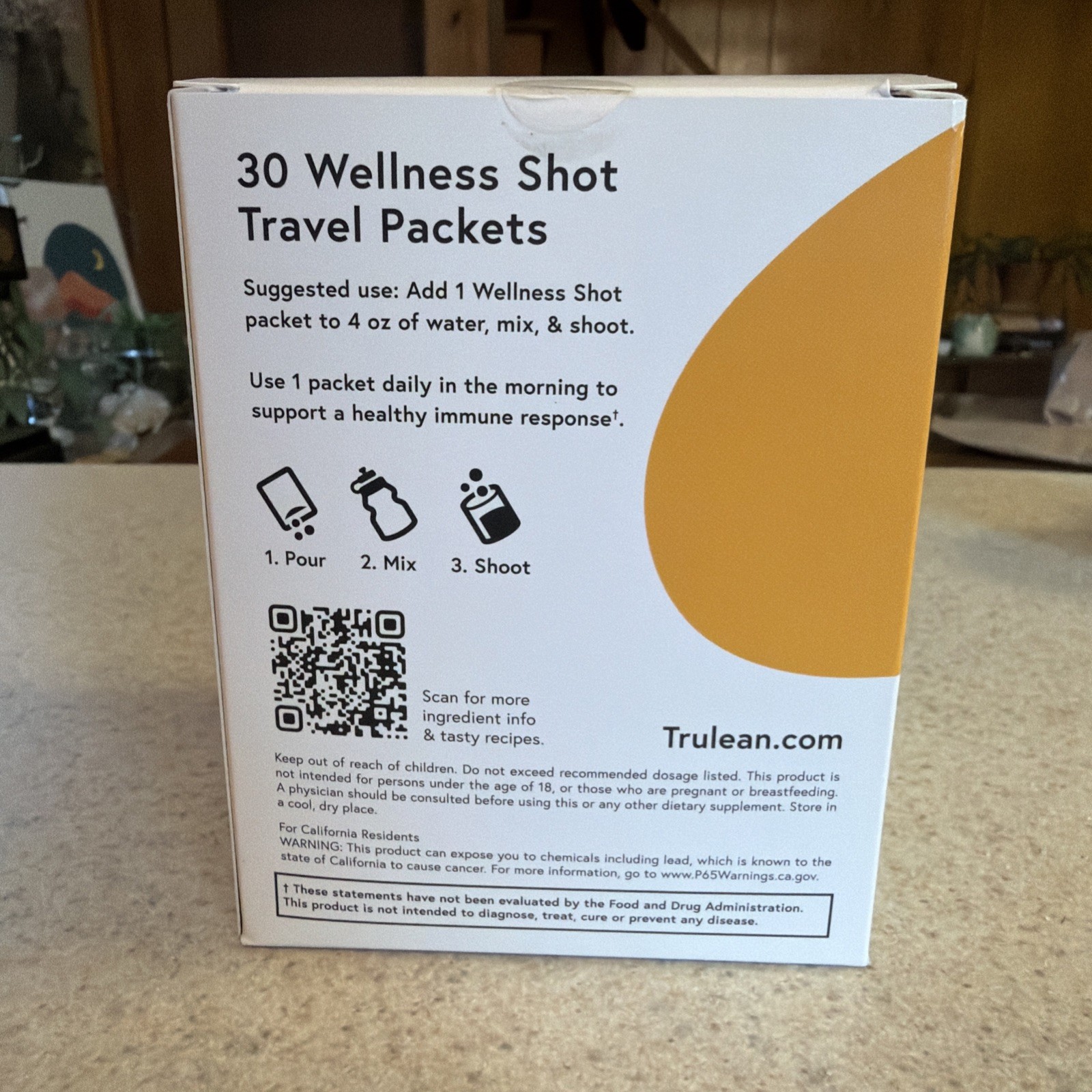 True Lean Everyday Wellness Immune Support &joint Health Citrus