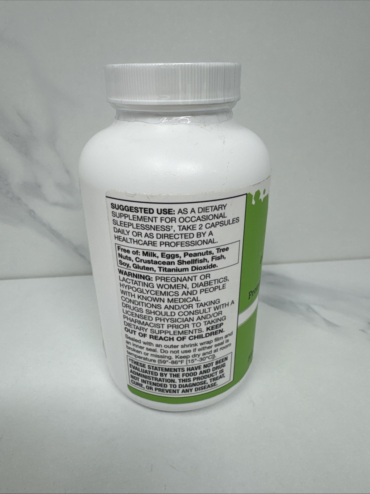 Vitacost GABA Gamma Aminobutyric Acid 1000 mg 200 Capsules Exp 04/2028 Sealed