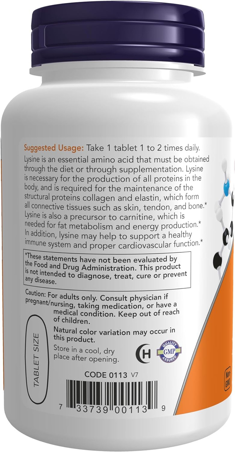 Supplements, (L-Lysine Hydrochloride) 1,000 Mg, Double Strength, Amino Acid, …