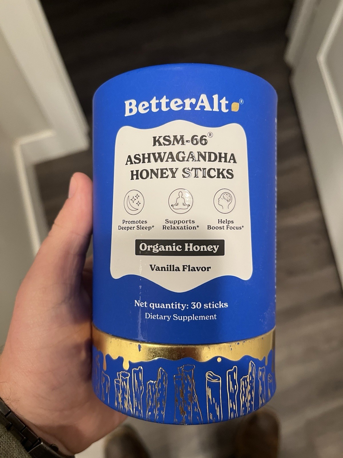 BetterAlt Himalayan Honey Sticks 30, KSM-66 Ashwagandha Honey Sticks 30 SEALED