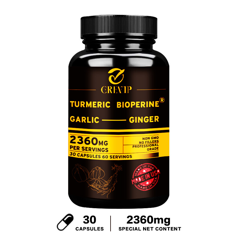 Turmeric Bioperine 2360mg – Triple Strength Highest Potency 95% Curcuminoids