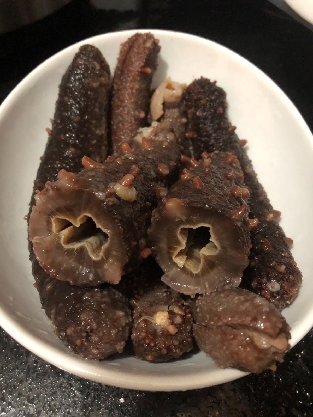 阿拉斯加红参(海参)Super 3A natural Sun Dried ALASKA Red Sea Cucumber(Size XXL)1LB/Bag