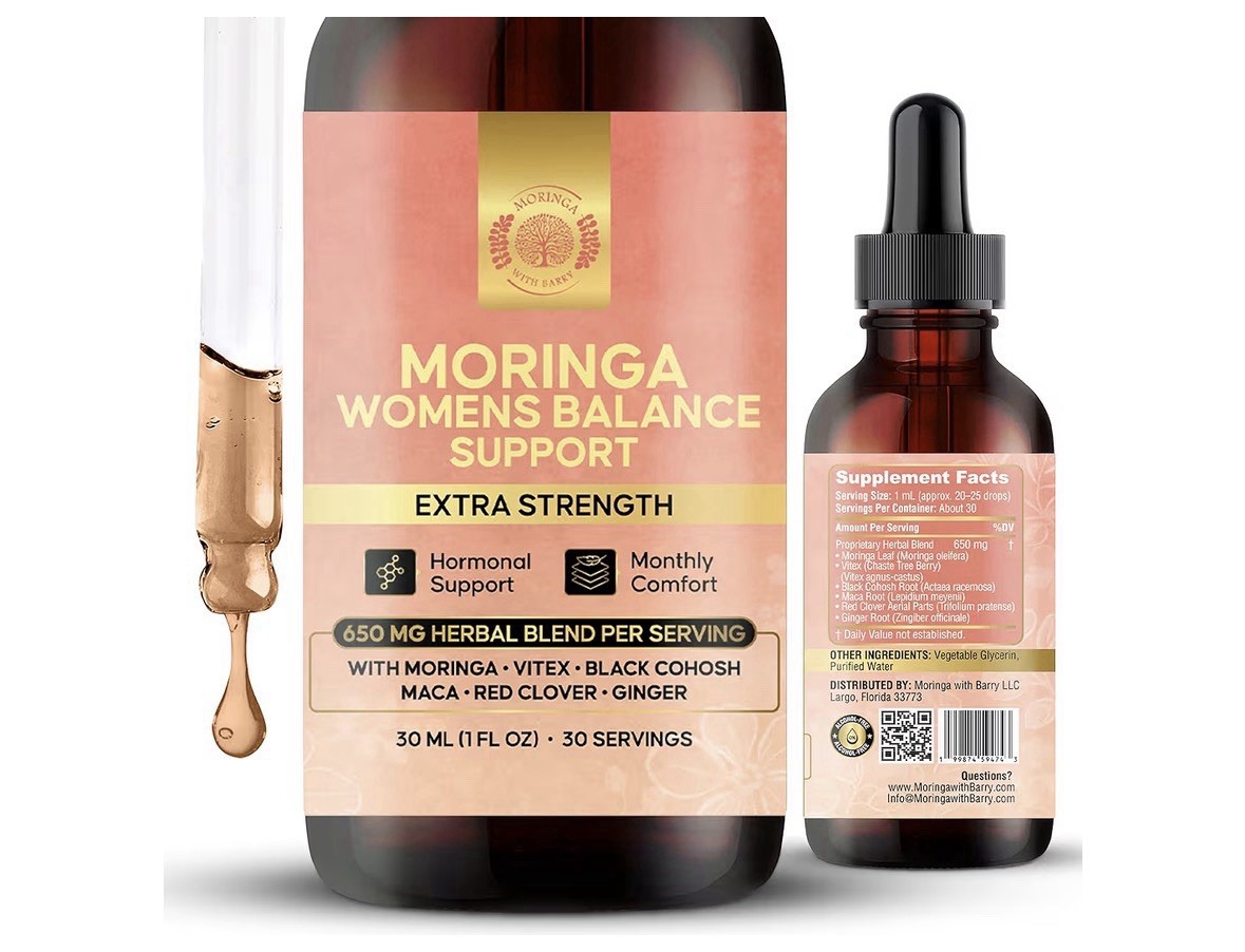 Moringa Women’s Balance Drops 650mg Multi-Herb Blend See Description New Sealed