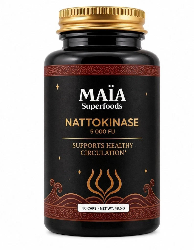 Maia Nattokinase 5000 FU – Natural Circulation Support – 30 Caps – Fast Shipping