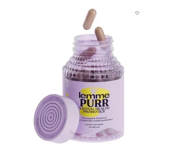 Lemme Purr Vaginal Probiotic capsule – Balanced pH, Healthy Odor