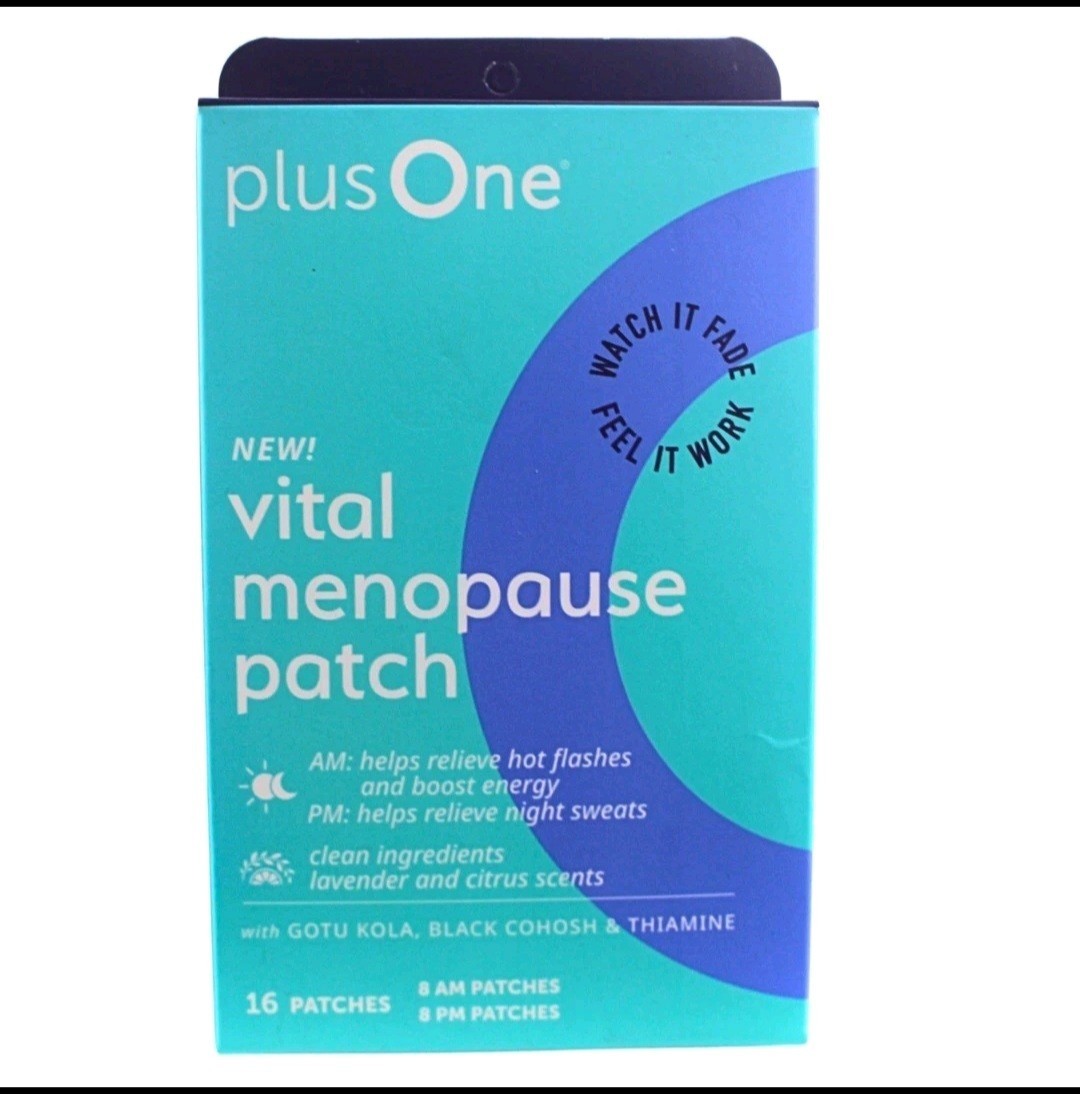 Plus One Vital Menopause Patch (AM/PM 16 Patches Exp 07/2028