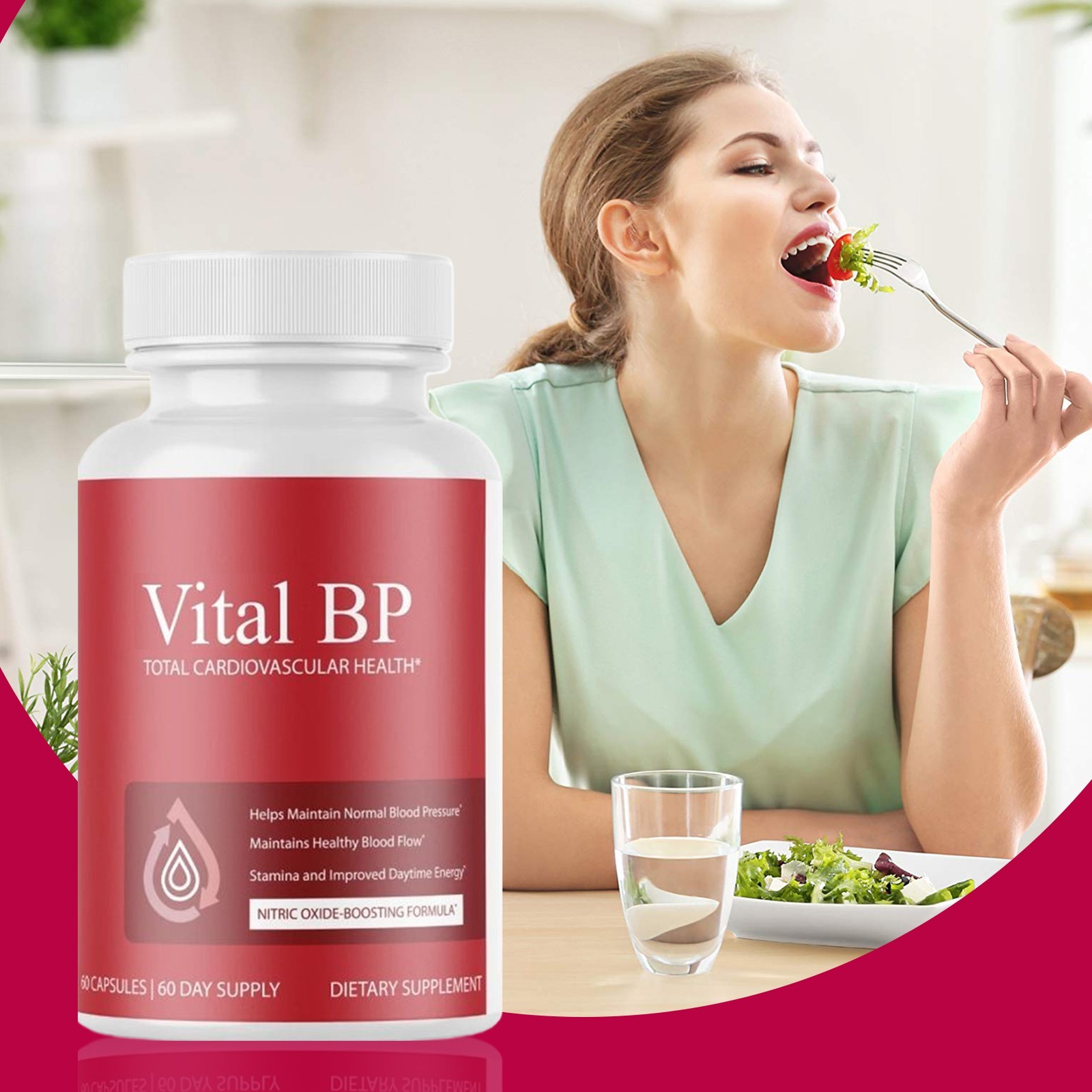 Essential 60-180 Cardiovascular Wellness Blood Flow Support BP-Total Capsules