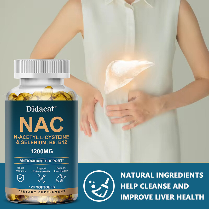N-Acetyl L-Cysteine (NAC) 1200mg | 30 to 120 Capsules Max Strength Veg Caps