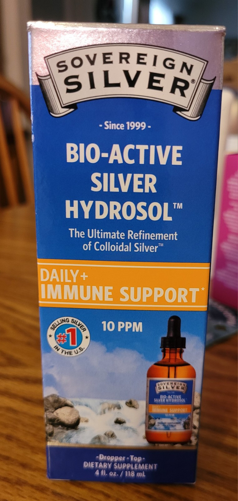Sovereign Silver Colloidal Mineral Supplement Immune Support Liquid