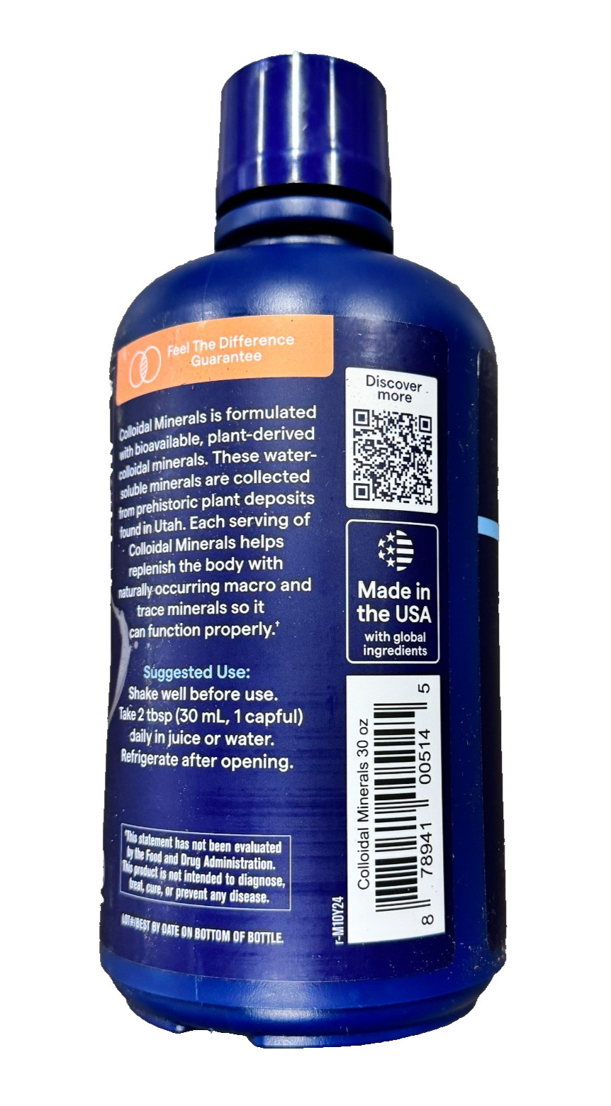 Trace Minerals Liquid Colloidal Vitamin-Mineral Unflavored 30 fl oz All-in-One