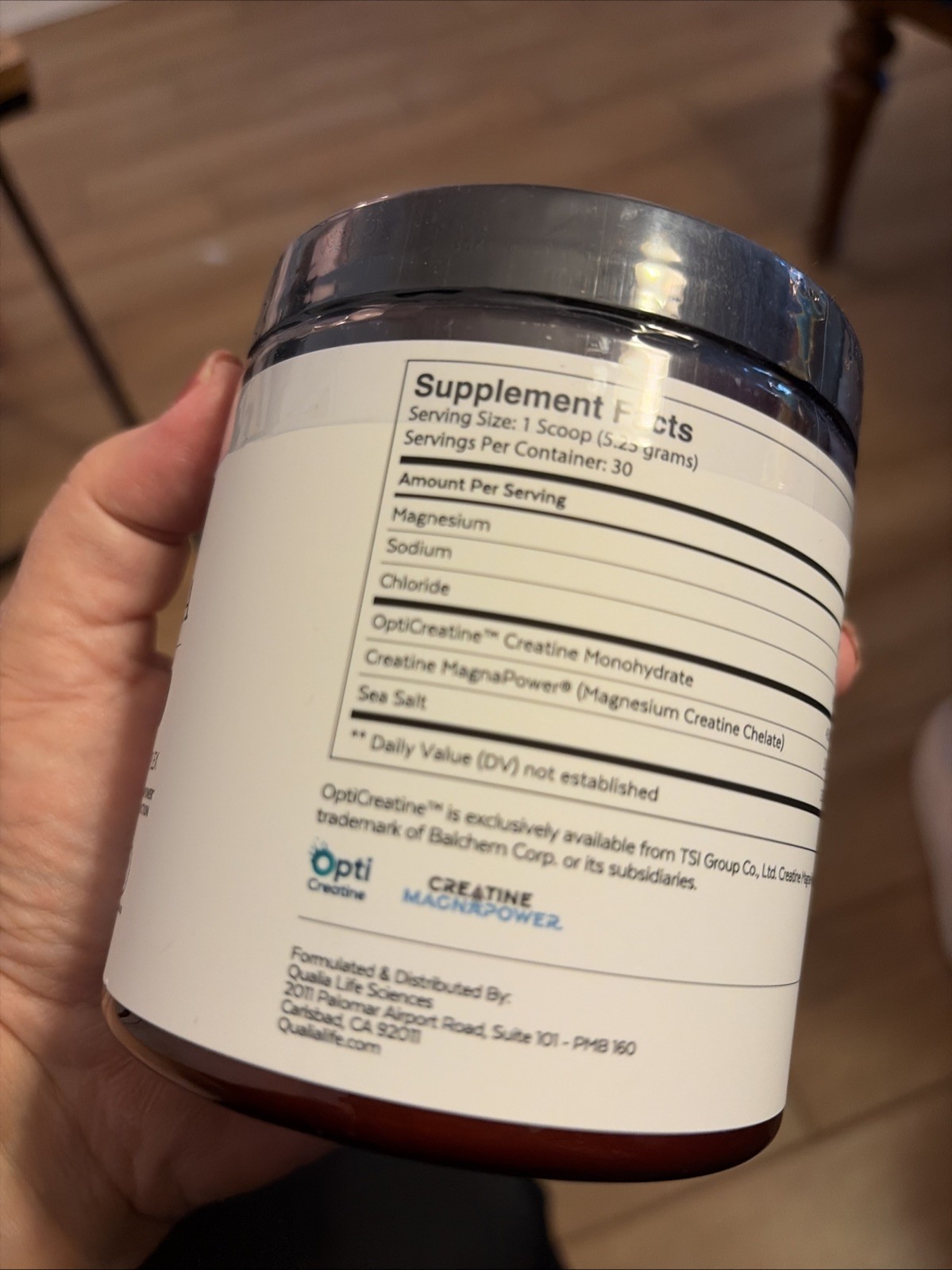 Qualia Creatine | Advanced Creatine Complex | 2 Creatine Sources + Magnesium | O