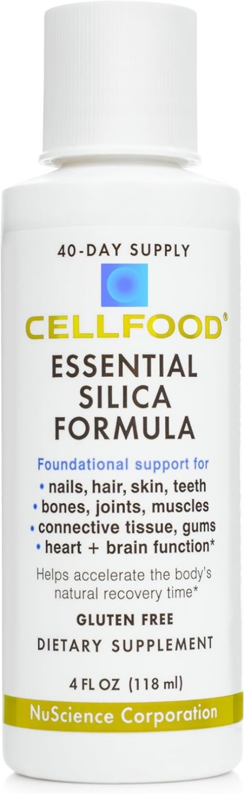 Gluten-Free Anti-Aging Silica Drops – 3 Bottles of 4 fl oz for Timeless Beauty