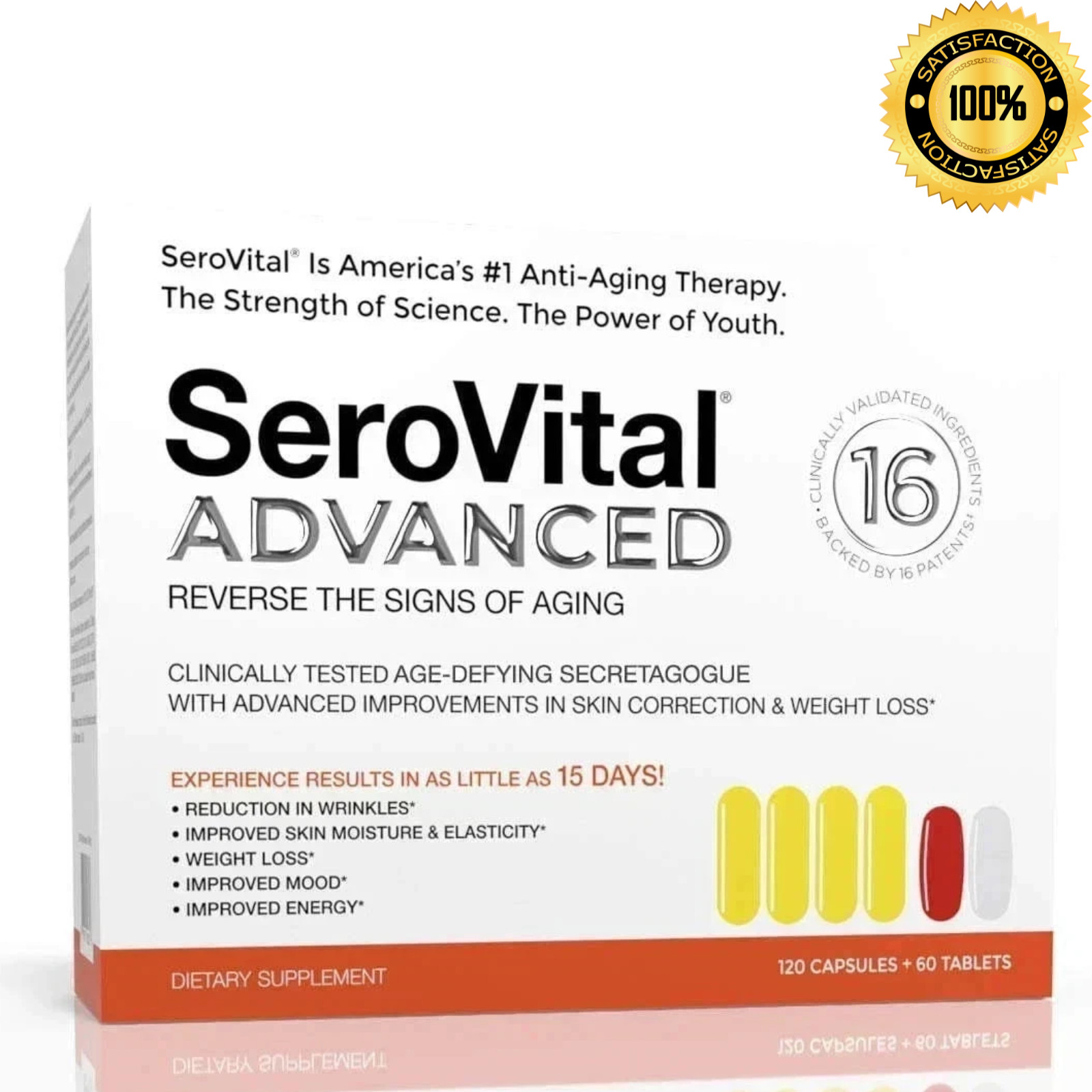 Advanced Dietary Suppliment SeroVital advance 120 Capsules